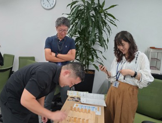 自立体力測定の様子