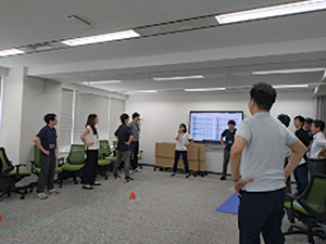 自立体力測定の様子