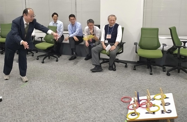 運動イベント「公式ワナゲ」の様子