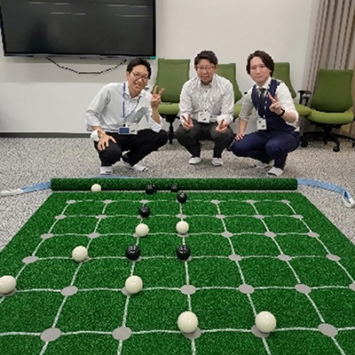 運動イベント「囲碁ボール」の様子